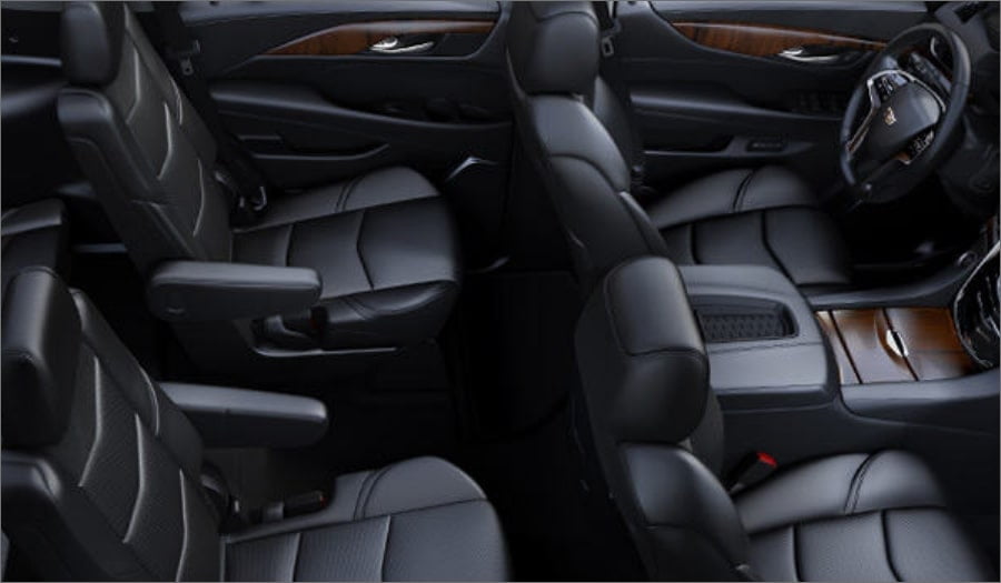 6 passenger escalade4 interior1 min